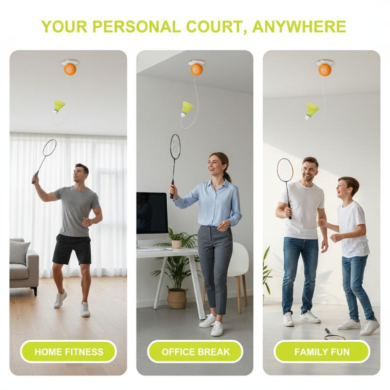 Alat Latihan Rebound Badminton - Badminton Smash ulasan dan harga