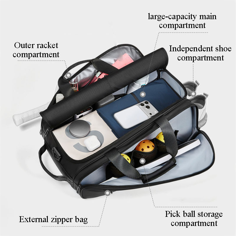 Tas Tenis, Kapasitas Besar, Ri - Badminton Open ulasan dan harga