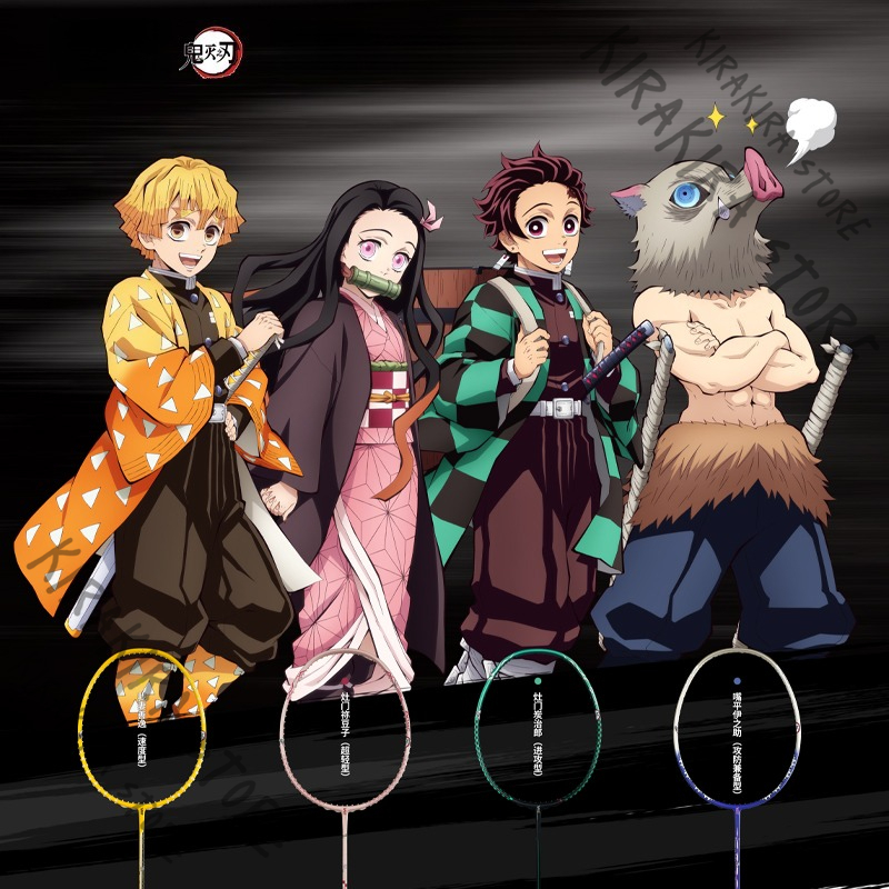 Demon Slayer Kamado Tanjirou N - Badminton Anime ulasan dan harga